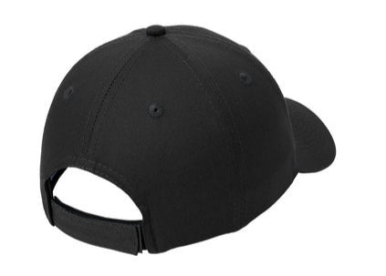 Black cap on a white background