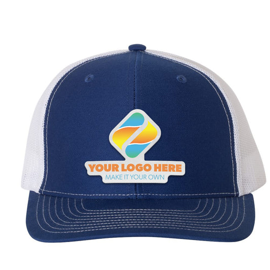 6-Panel Trucker Style Cap With Patch