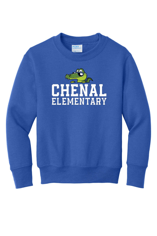 Chenal Elementary "Sunglasses" Youth Crewneck Sweatshirt